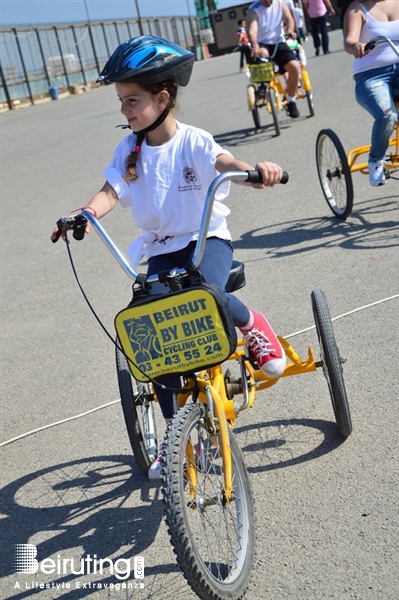 Beirut Waterfront Beirut-Downtown Social Event Rally Paper By Bike Lebanon