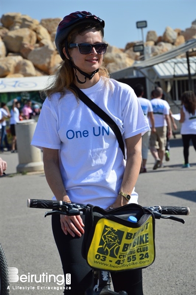 Beirut Waterfront Beirut-Downtown Social Event Rally Paper By Bike Lebanon