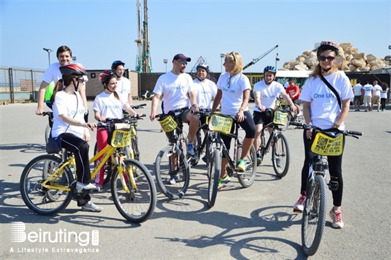 Beirut Waterfront Beirut-Downtown Social Event Rally Paper By Bike Lebanon