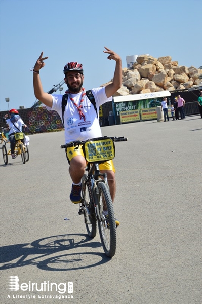 Beirut Waterfront Beirut-Downtown Social Event Rally Paper By Bike Lebanon