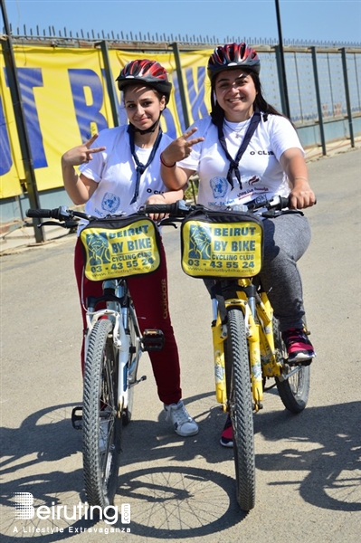 Beirut Waterfront Beirut-Downtown Social Event Rally Paper By Bike Lebanon