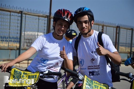 Beirut Waterfront Beirut-Downtown Social Event Rally Paper By Bike Lebanon