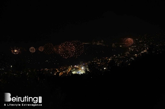 Bay Lodge Jounieh Outdoor Jounieh Fireworks Show from Bay Lodge Lebanon