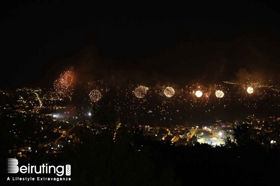 Bay Lodge Jounieh Outdoor Jounieh Fireworks Show from Bay Lodge Lebanon