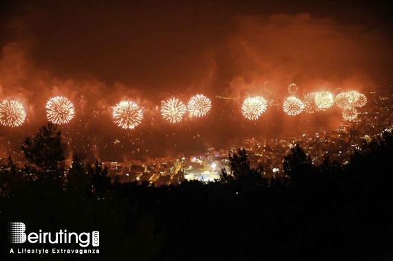 Bay Lodge Jounieh Outdoor Jounieh Fireworks Show from Bay Lodge Lebanon