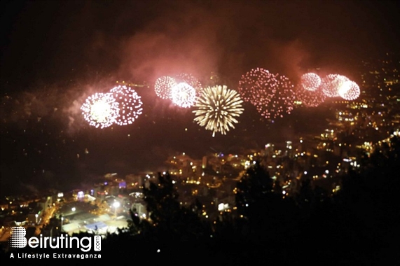 Bay Lodge Jounieh Outdoor Jounieh Fireworks Show from Bay Lodge Lebanon