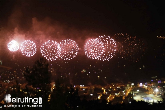 Bay Lodge Jounieh Outdoor Jounieh Fireworks Show from Bay Lodge Lebanon