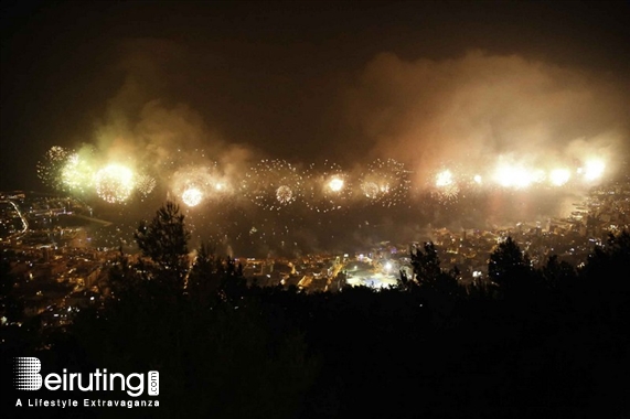 Bay Lodge Jounieh Outdoor Jounieh Fireworks Show from Bay Lodge Lebanon