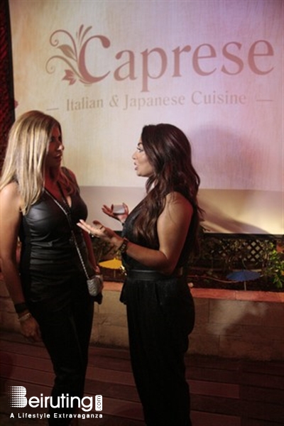 Caprese Beirut-Downtown Social Event Caprese Sushi Bar Opening Lebanon