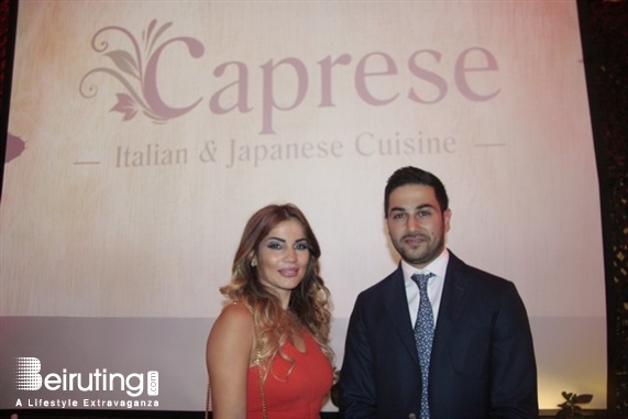 Caprese Beirut-Downtown Social Event Caprese Sushi Bar Opening Lebanon