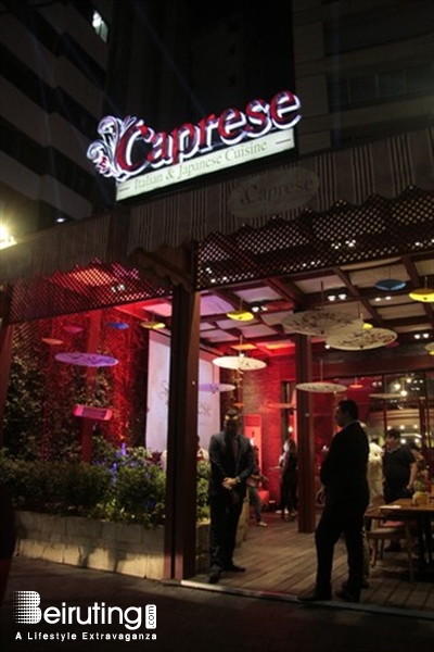 Caprese Beirut-Downtown Social Event Caprese Sushi Bar Opening Lebanon