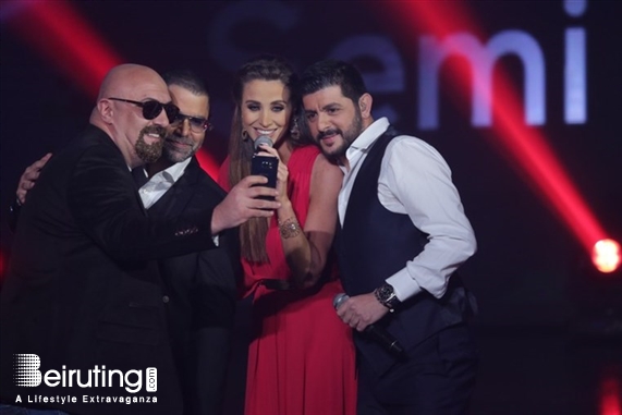 Tv Show Beirut Suburb Social Event Celebrity Duets Episode 12 Lebanon