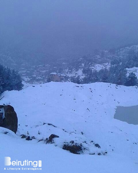 Lebanon covered by snow 2017 Photo Tourism Visit Lebanon