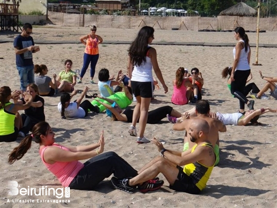 Praia Jounieh Outdoor Charity workout event Lebanon