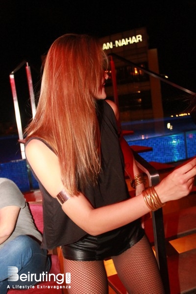 Cherry on the Rooftop-Le Gray Beirut-Downtown Nightlife Cinda Ramseur at Cherry on the Rooftop Lebanon