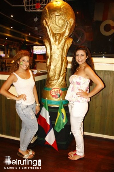 Chilis Beirut-Ashrafieh Nightlife World cup launching at Chilis Lebanon