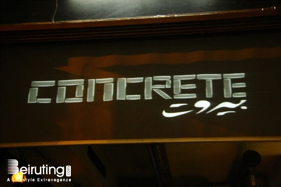 Concrete Beirut Beirut-Downtown Nightlife Concrete Beirut on Saturday Lebanon