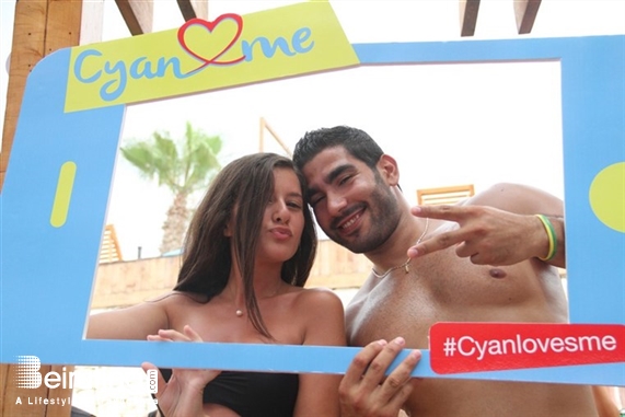 Cyan Kaslik Beach Party Cyan Beach Bar on Sunday Lebanon