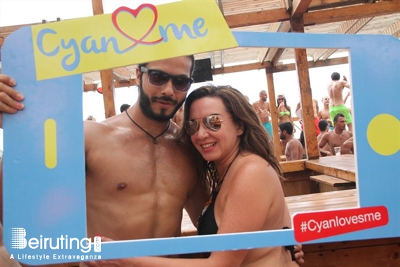 Cyan Kaslik Beach Party Cyan Beach Bar on Sunday Lebanon