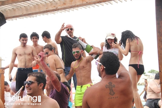 Cyan Kaslik Beach Party Cyan Beach Bar on Sunday Lebanon