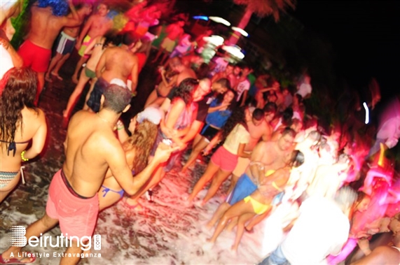 Cyan Kaslik Beach Party Largest FOAM Party 4 Part 1 Lebanon