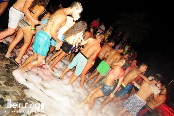 Cyan Kaslik Beach Party Largest FOAM Party 4 Part 1 Lebanon