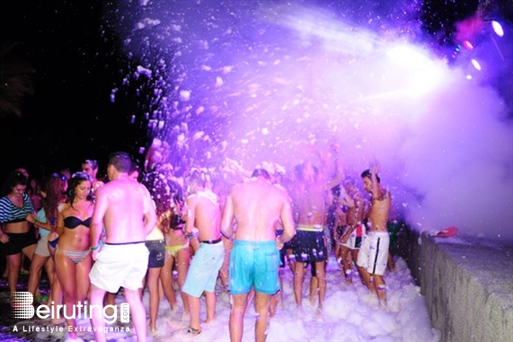 Cyan Kaslik Beach Party Largest FOAM Party 4 Part 1 Lebanon