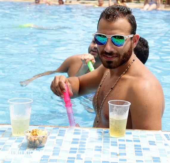 Cyan Kaslik Beach Party Champagne Showers at Cyan Lebanon