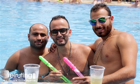 Cyan Kaslik Beach Party Champagne Showers at Cyan Lebanon