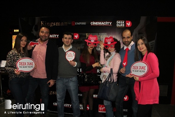 CityMall Beirut Suburb Social Event Deek Duke Avant Premiere of Kingsman Lebanon