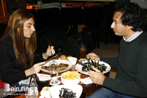 éCafé Sursock Jbeil Nightlife Moules Frites Night at eCafe Lebanon