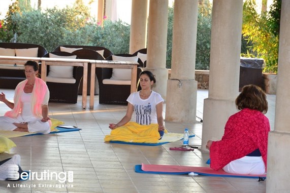 Edde Sands Jbeil Outdoor Yoga Class at Edde Sands Lebanon