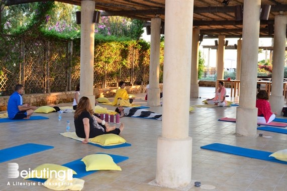 Edde Sands Jbeil Outdoor Yoga Class at Edde Sands Lebanon