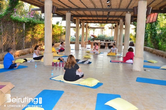 Edde Sands Jbeil Outdoor Yoga Class at Edde Sands Lebanon