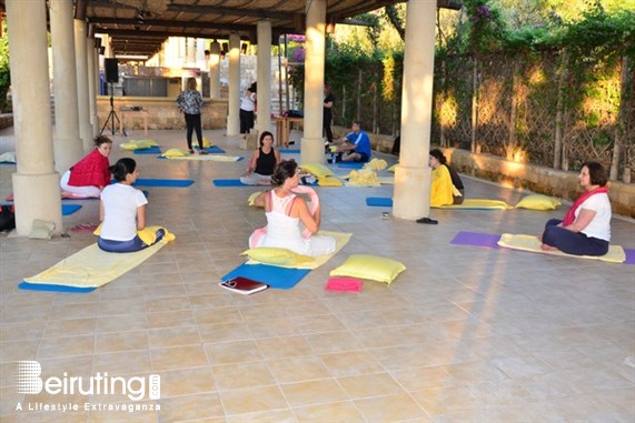 Edde Sands Jbeil Outdoor Yoga Class at Edde Sands Lebanon