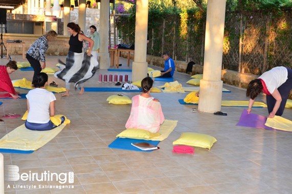 Edde Sands Jbeil Outdoor Yoga Class at Edde Sands Lebanon