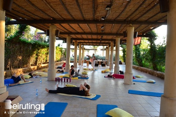 Edde Sands Jbeil Outdoor Yoga Class at Edde Sands Lebanon