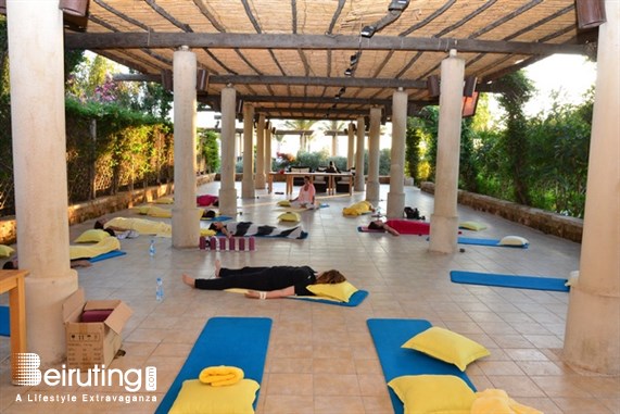 Edde Sands Jbeil Outdoor Yoga Class at Edde Sands Lebanon