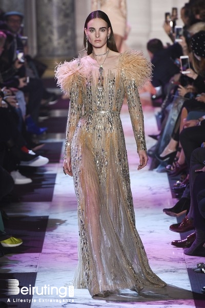 Around the World Fashion Show Elie Saab Haute Couture Spring Summer 2018 at PFW Lebanon