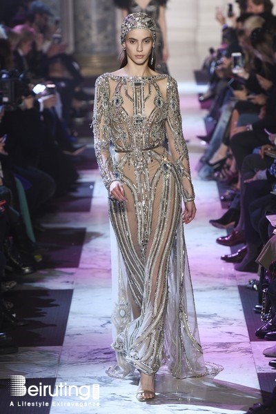 Around the World Fashion Show Elie Saab Haute Couture Spring Summer 2018 at PFW Lebanon