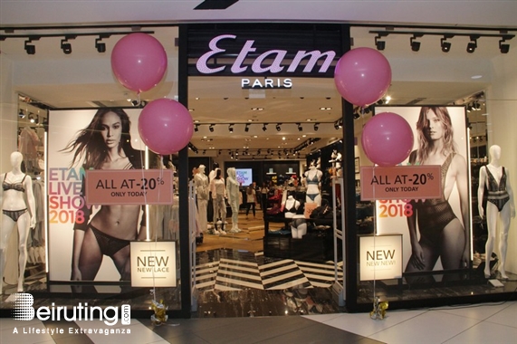 Le Mall-Dbayeh Dbayeh Social Event Etam Lingerie Breast Cancer Awareness Event Lebanon