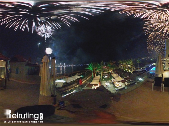 Everyday CAFE Jounieh Nightlife Jounieh Fireworks Show from Everyday Cafe Lebanon