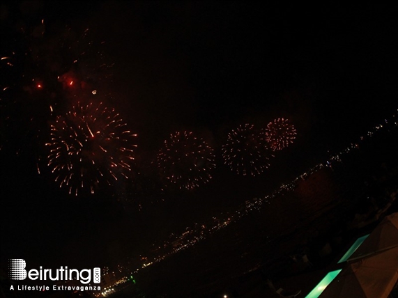 Everyday CAFE Jounieh Nightlife Jounieh Fireworks Show from Everyday Cafe Lebanon