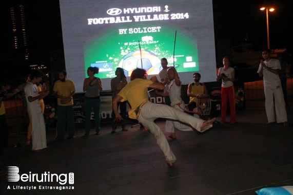 Zaitunay Bay Beirut-Downtown Outdoor Hyundai Football Village 2014 at Zaitunay Bay Lebanon