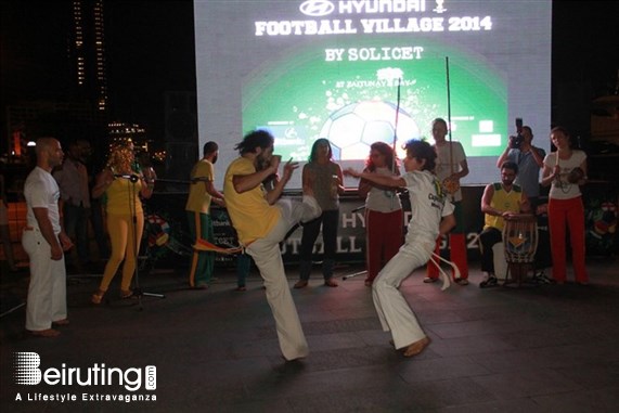 Zaitunay Bay Beirut-Downtown Outdoor Hyundai Football Village 2014 at Zaitunay Bay Lebanon