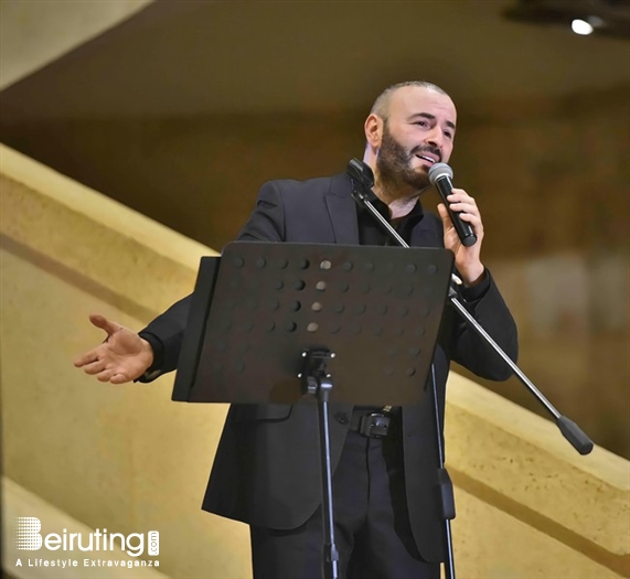 Concert Tenor Gabriel Abdel Nour performed in the National Museum of Beirut  Lebanon