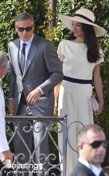 Around the World Social Event George Clooney and Amal Alamuddin Wedding Pictures Lebanon