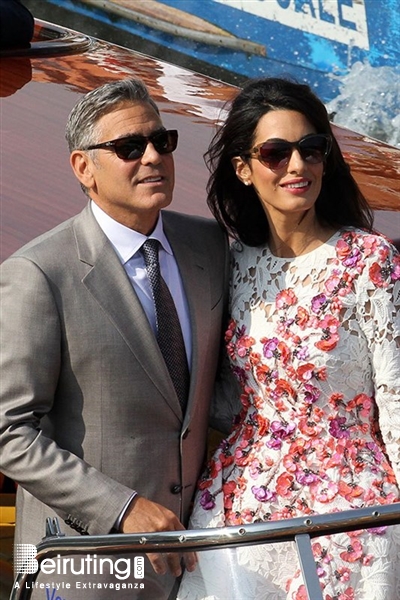 Around the World Social Event George Clooney and Amal Alamuddin Wedding Pictures Lebanon