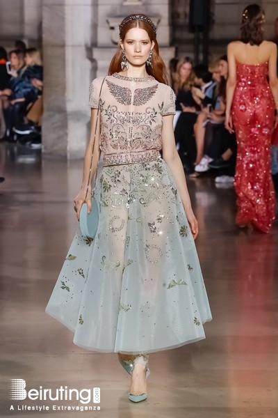 Around the World Fashion Show Georges Hobeika Spring Summer 2018 Couture at PFW Lebanon