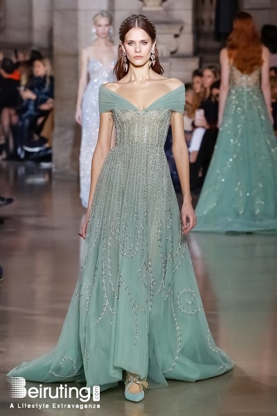 Around the World Fashion Show Georges Hobeika Spring Summer 2018 Couture at PFW Lebanon